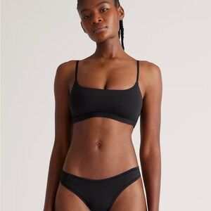 Quince Organic cotton Scoop Bralette 2-pack